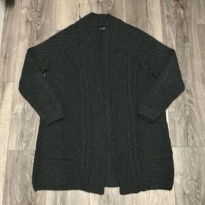 Zara long knit cardigan